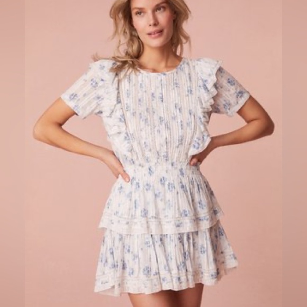 Loveshackfancy Natasha Floral Ruffle Dress